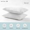 12x20 Pillow Insert - Pack of 2 White Decorative Pillow for Sofa Bed, Fluffy Pillow Inserts for Throw Pillow Covers, Bed, Couch Pillows for Living Room
